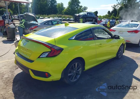 2019 Honda Civic Ex z USA, uszkodzony, nr VIN 2HGFC3B37KH351031